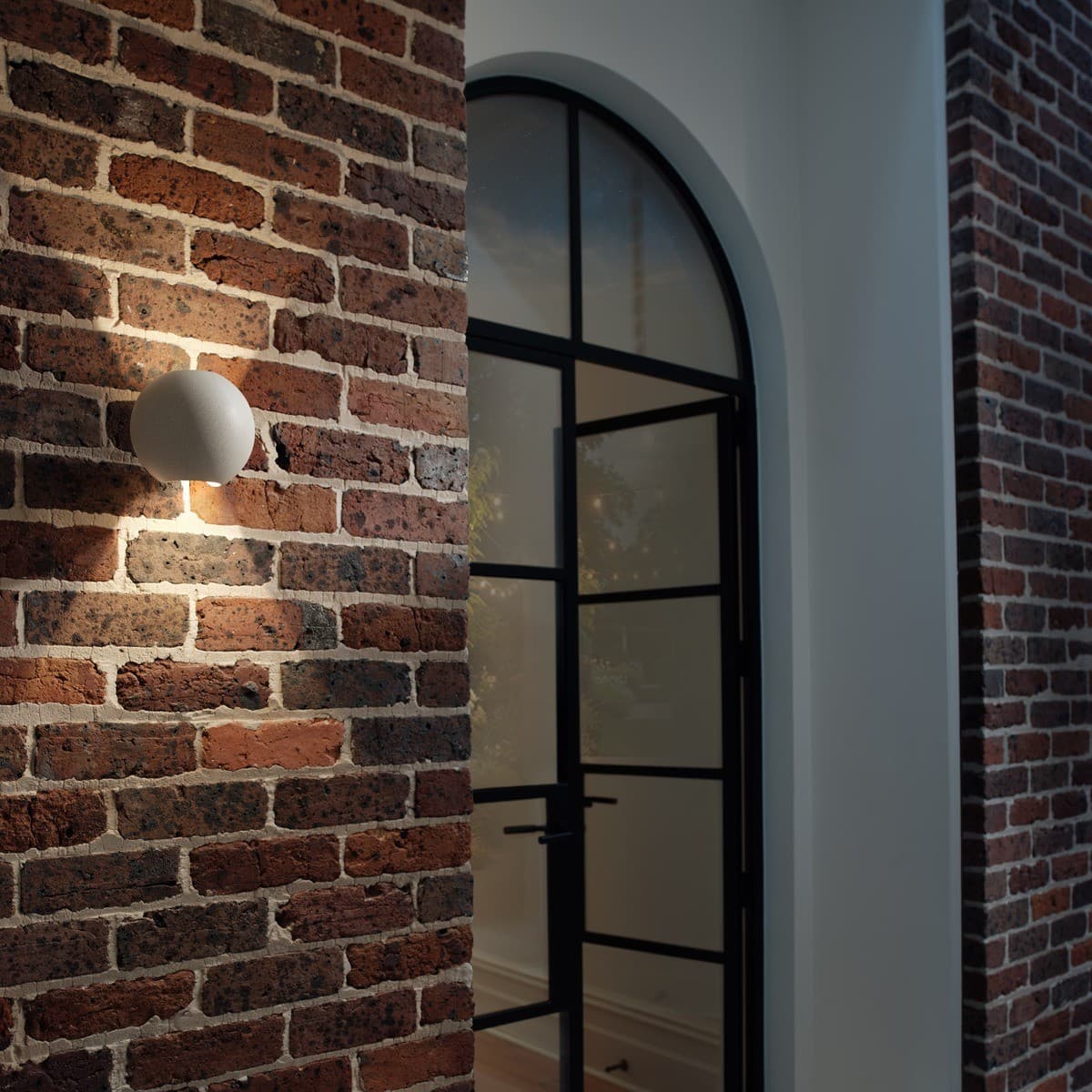 MFL Tanimi Rock LED Up/Down Wall Bracket in Speckled Black-img-2