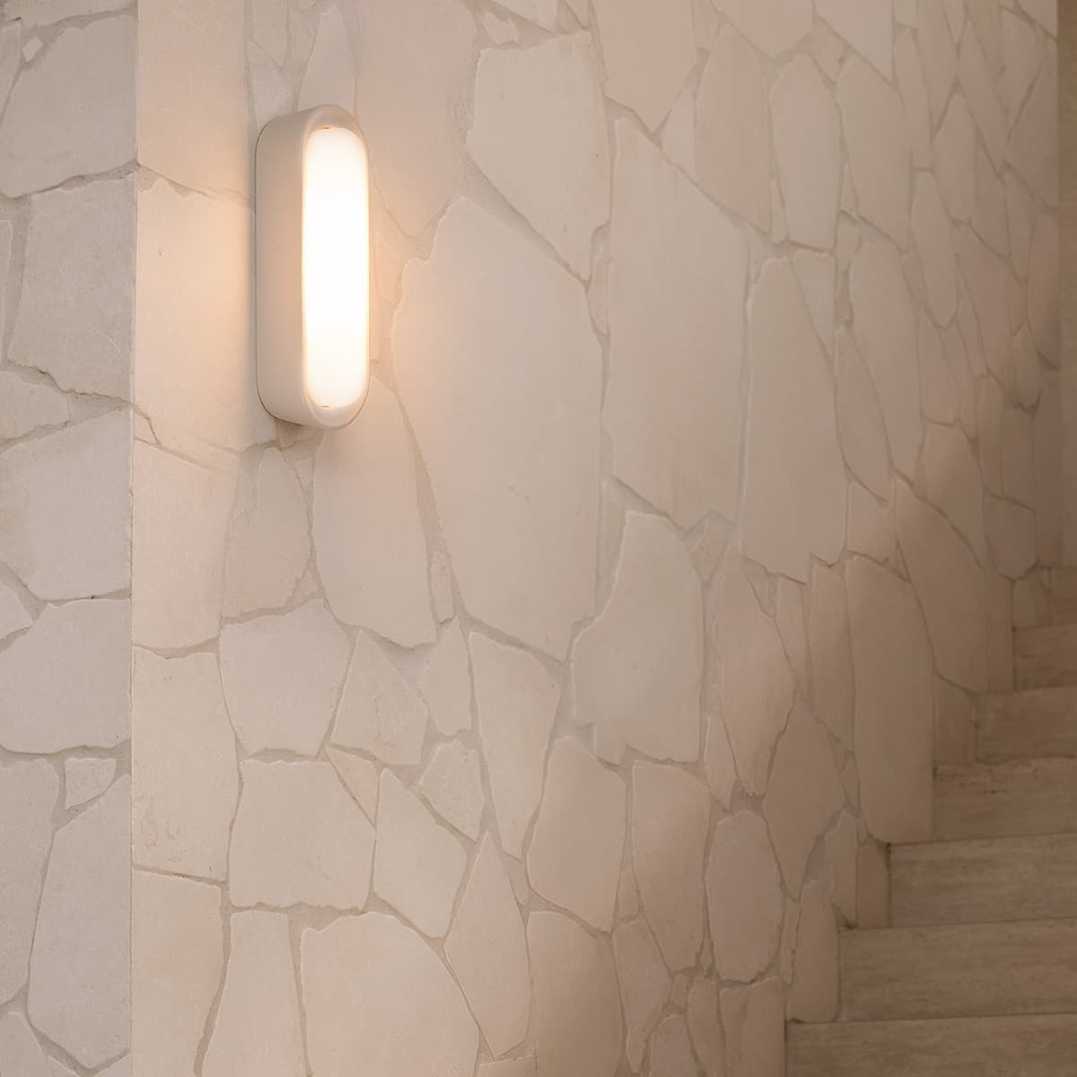 Flinders Crevice S14d Exterior Wall Sconce in White-img-2