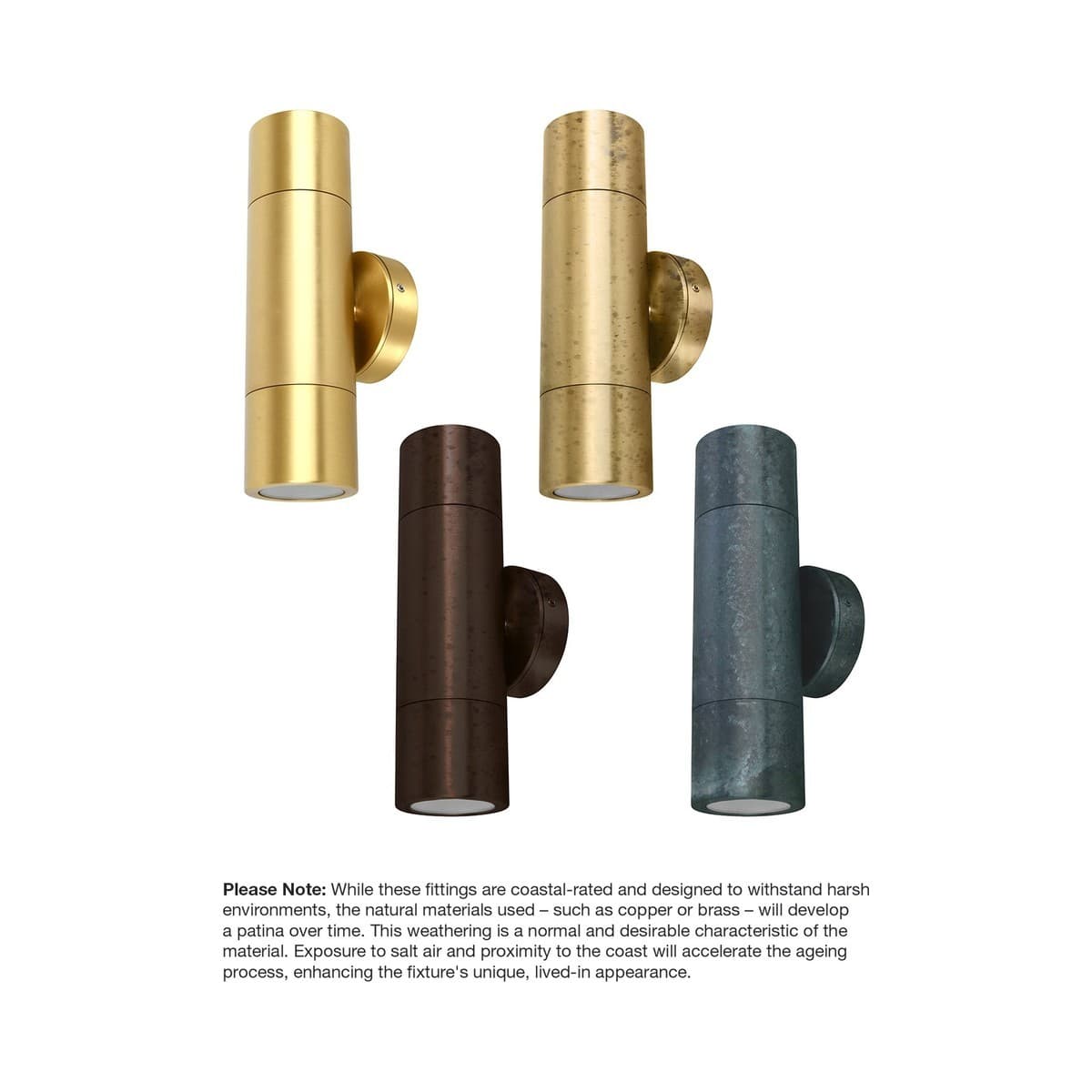 Made By Mayfair Seaside Sol Exterior Wall Sconce in Solid Brass with Spanish Alabaster Shade-img-2