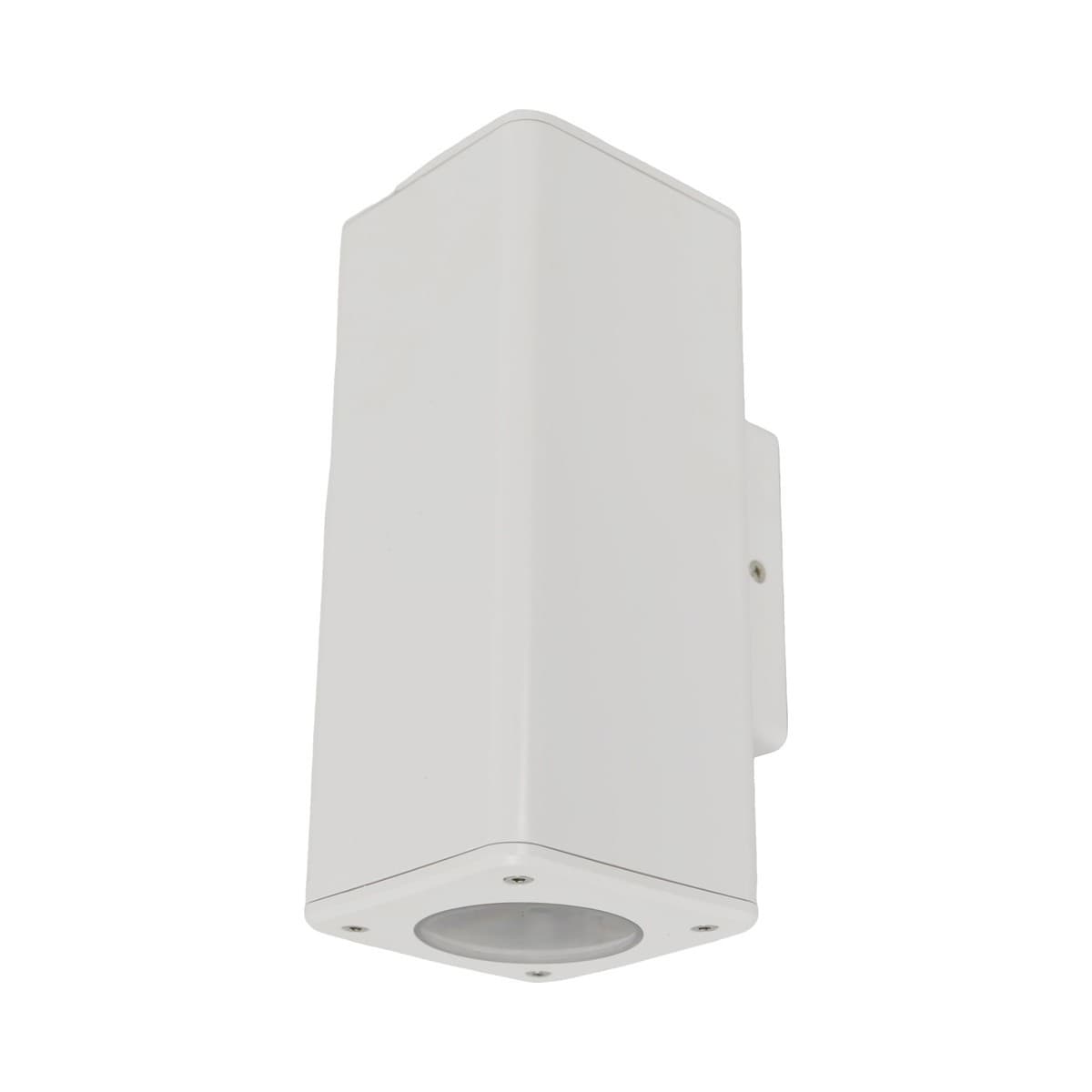 Boulder II Square Up/Down Wall Bracket in White-img-1