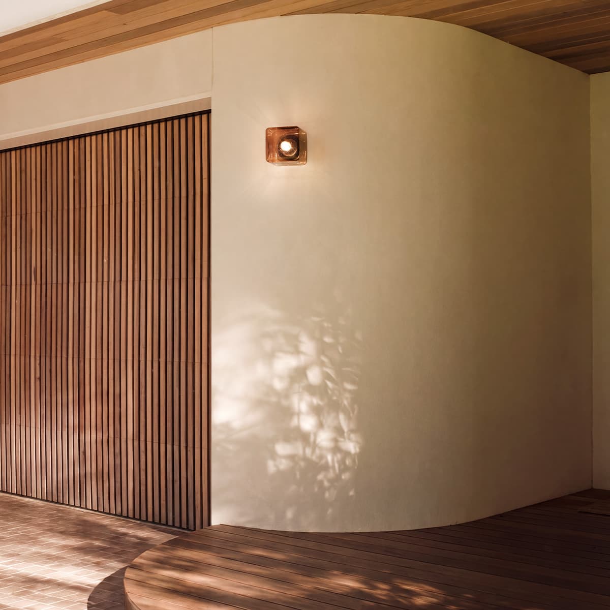 Carlotta Exterior Wall Bracket in Sepia Glass-img-2