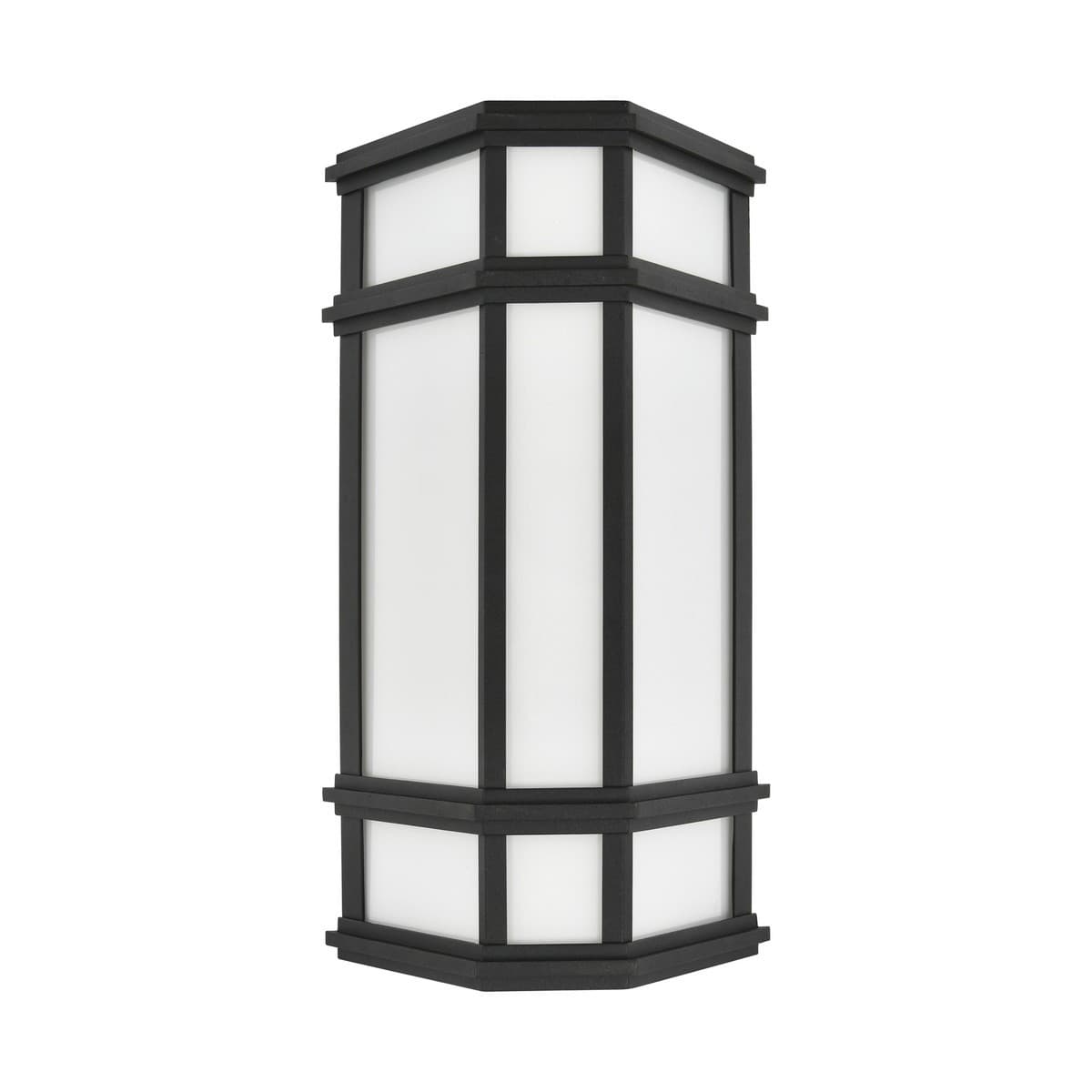 Tudor Small Exterior Wall Bracket in Black-img-1