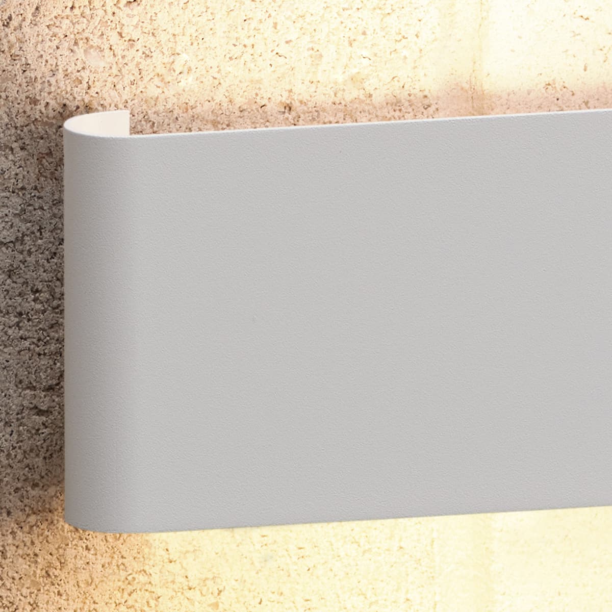 Sync LED Up/Down Rounded Wall Sconce in White-img-4