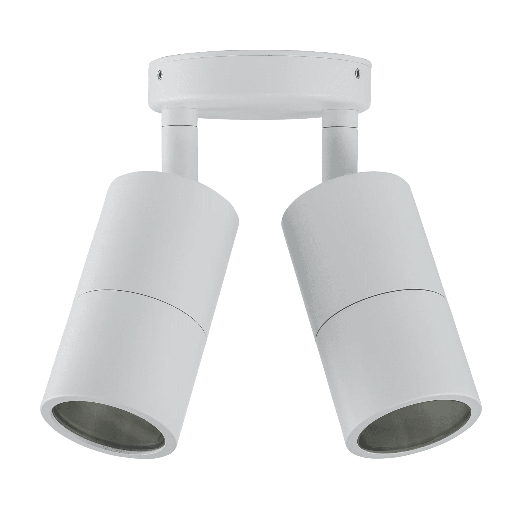 Row Twin Adjustable Spot Light in White
