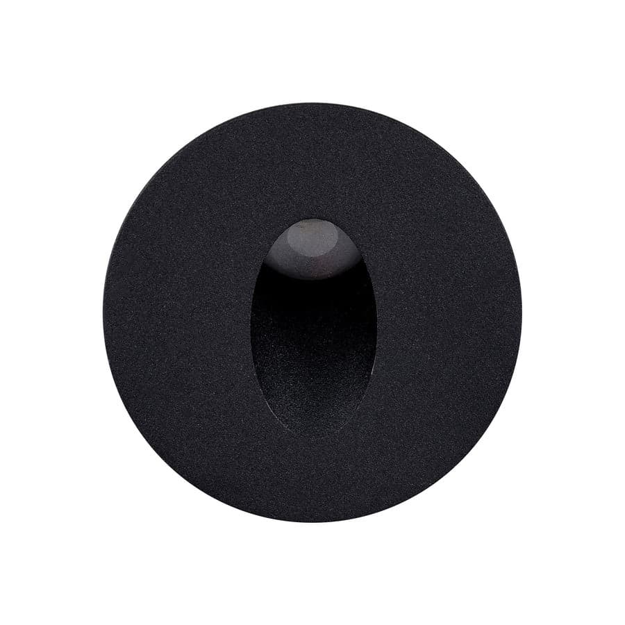 Stride Round Step Light in Black