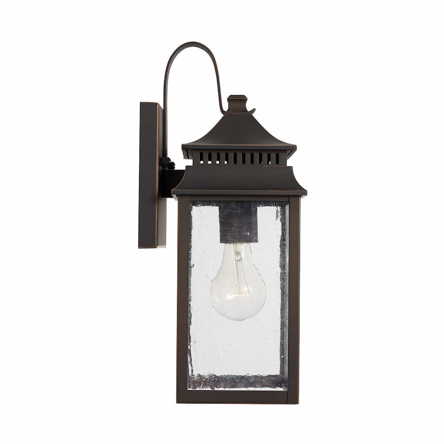 Surrey 1 Light Outdoor Wall Lantern in Old Bronze