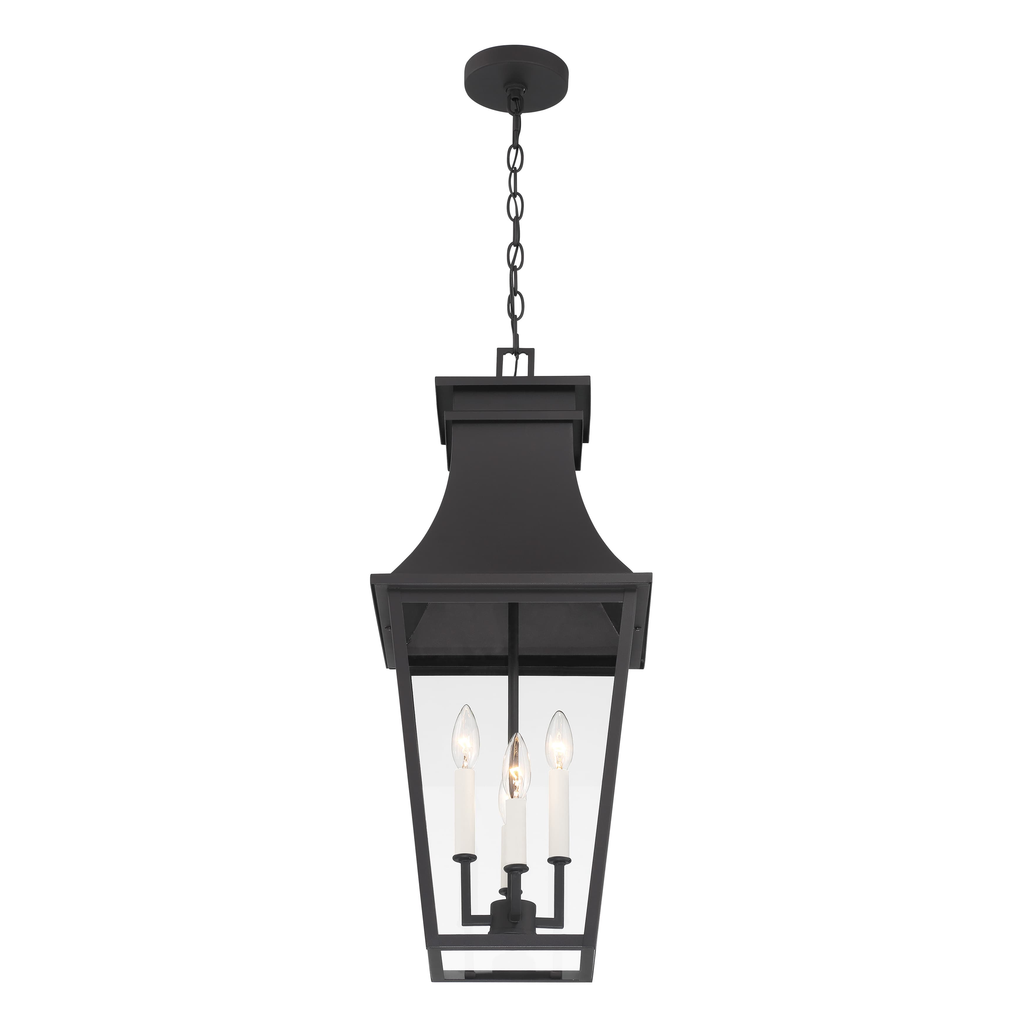 Ralph 4 Light Outdoor Hanging Lantern in Sand Coal