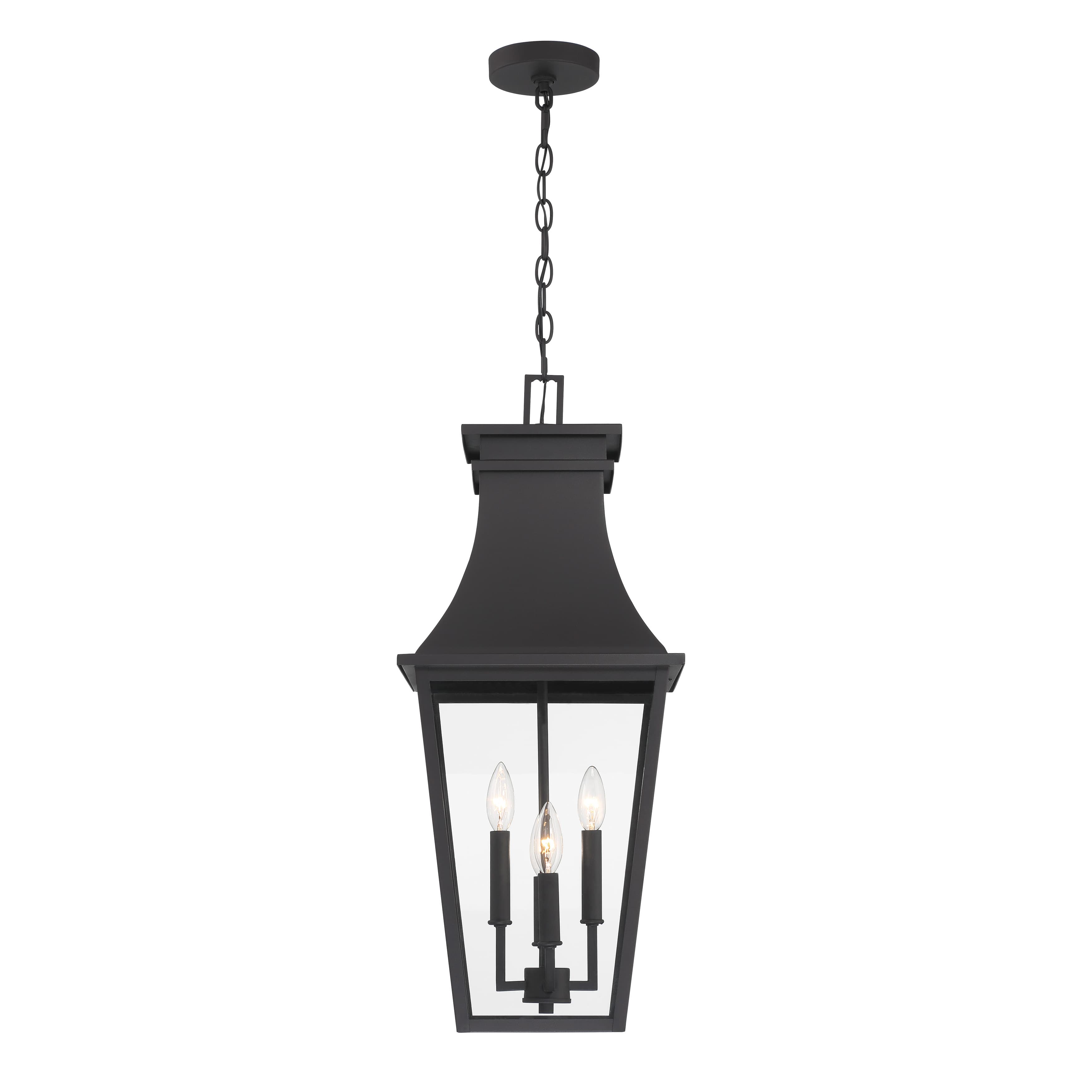 Ralph 4 Light Outdoor Hanging Lantern in Sand Coal