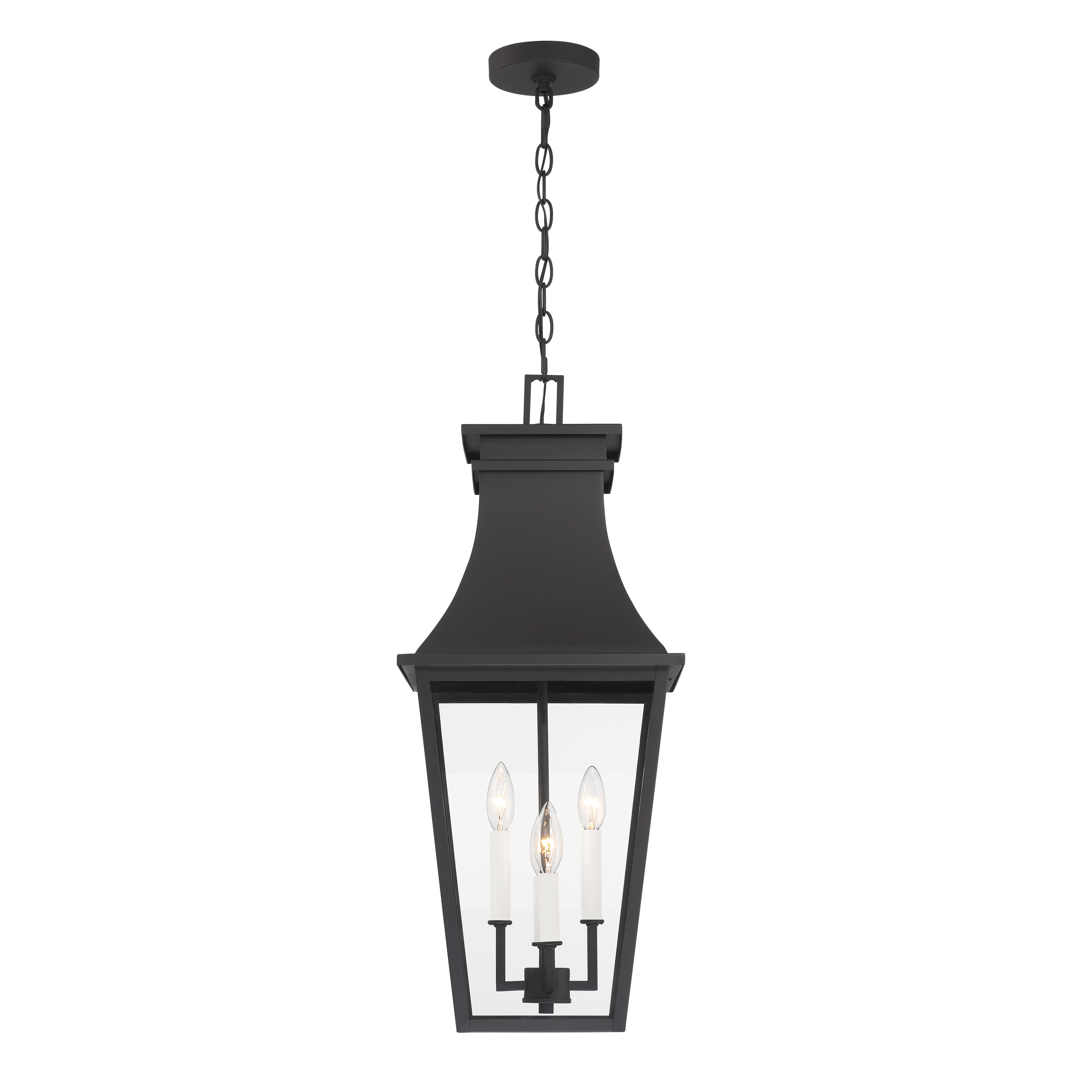 Ralph 4 Light Outdoor Hanging Lantern in Sand Coal