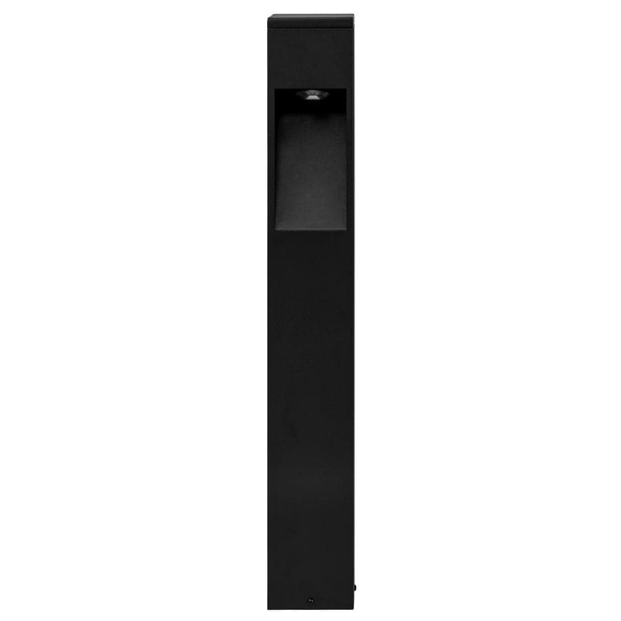 Frodo Bollard Outdoor Garden Light - Square in Black