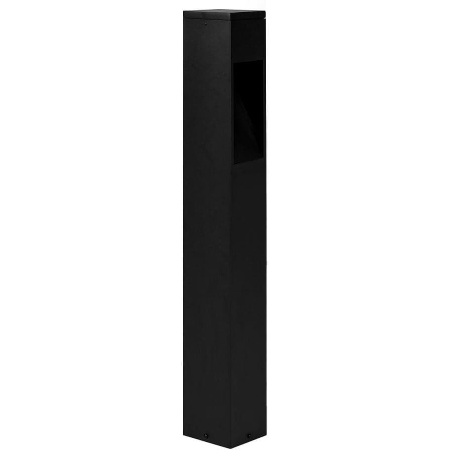 Frodo Bollard Outdoor Garden Light - Square in Black