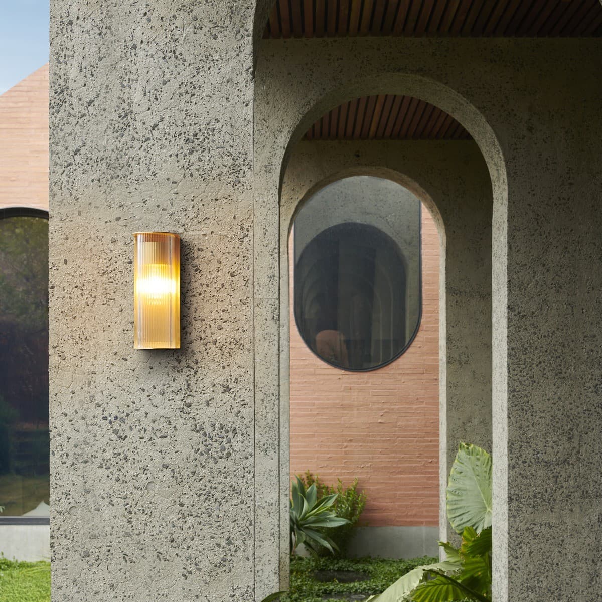 Made By Mayfair Seaside Kimberly 1 Light Wall Sconce in Brass-img-2
