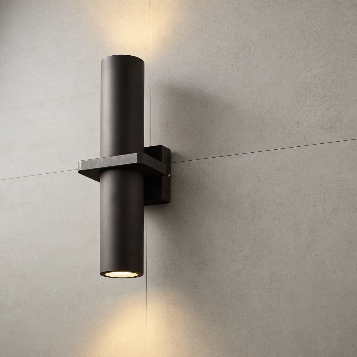 Made By Mayfair Seaside Una 2 Light Up/Down Wall Bracket in Aged Bronze-img-2