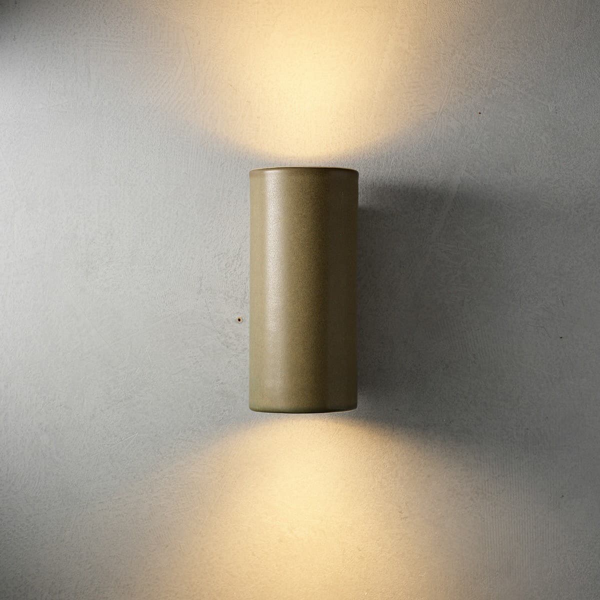 Flinders 2 Light Round Up/Down Exterior Wall Sconce in Green-img-6