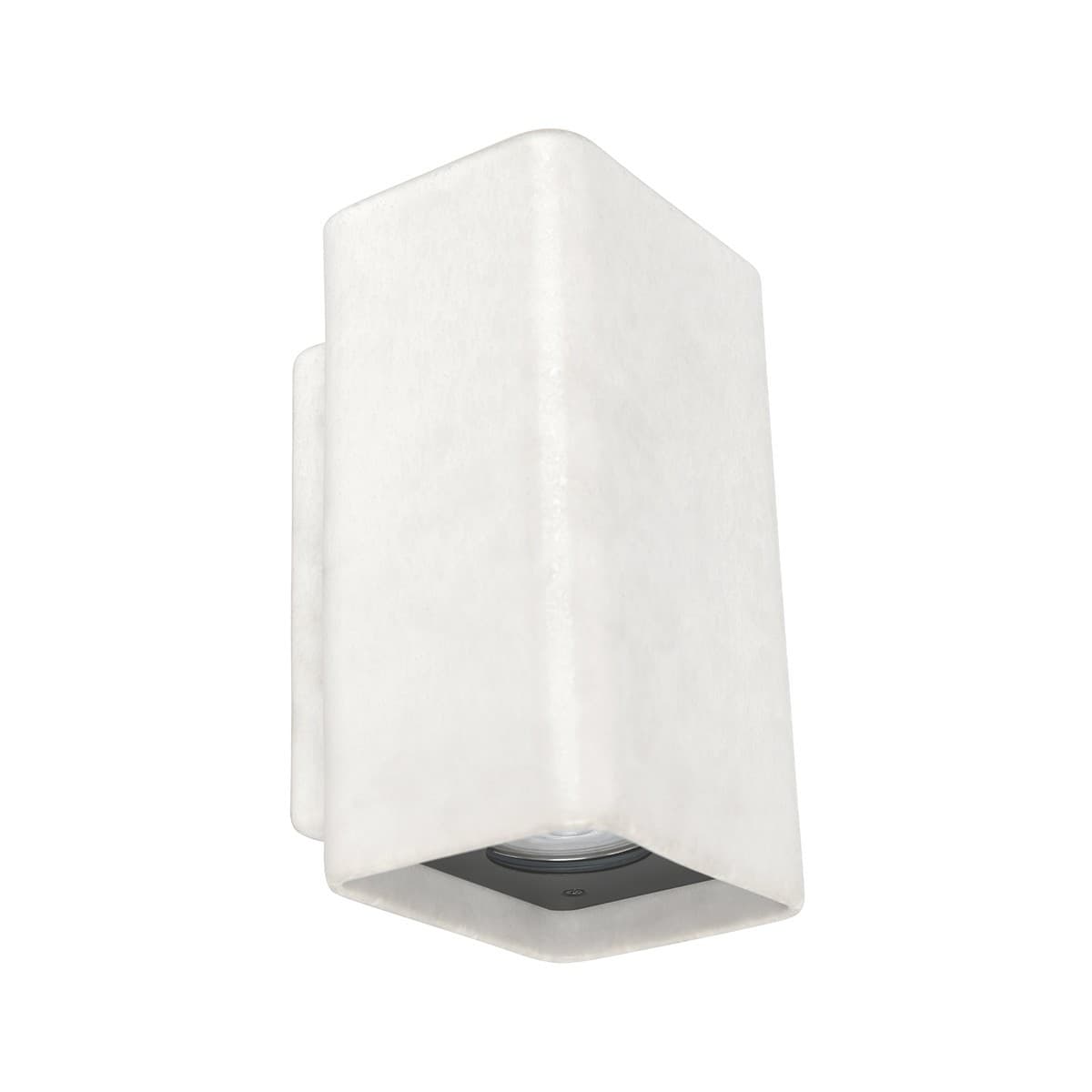 Flinders 2 Light Square Up/Down Exterior Wall Sconce in White