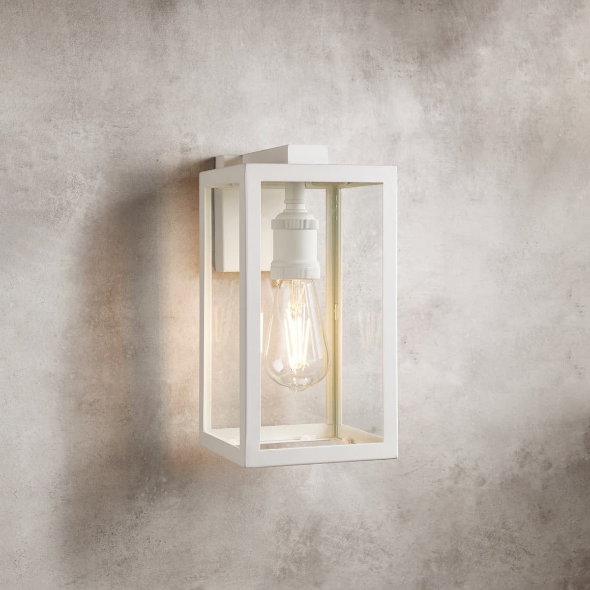 Southampton 1 Light Small Wall Bracket in White