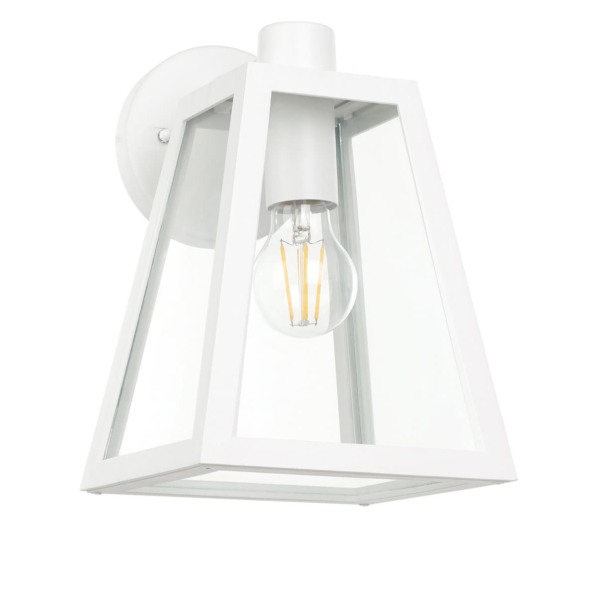 Broadbeach 1 Light Wall Bracket in White-img-1