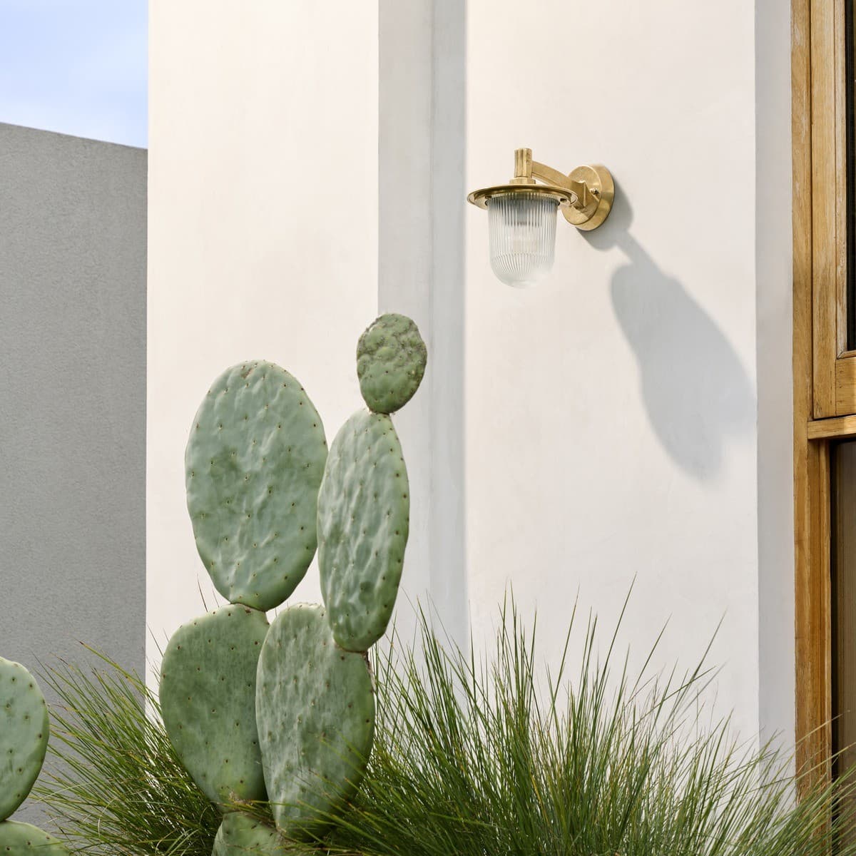 Santorini Palos 1 Light Wall Bracket in Solid Brass-img-4