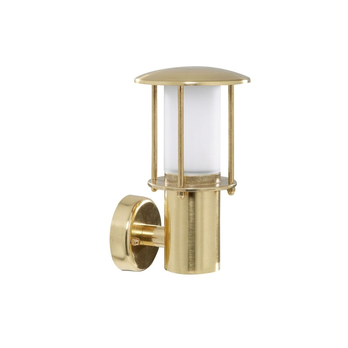 Santorini Crete 1 Light Wall Bracket in Solid Brass-img-1