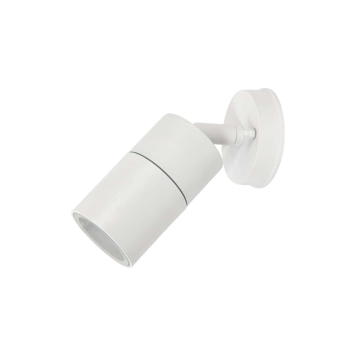 Wanaka 1 Light 240V Adjustable Exterior Wall Light in White-img-1