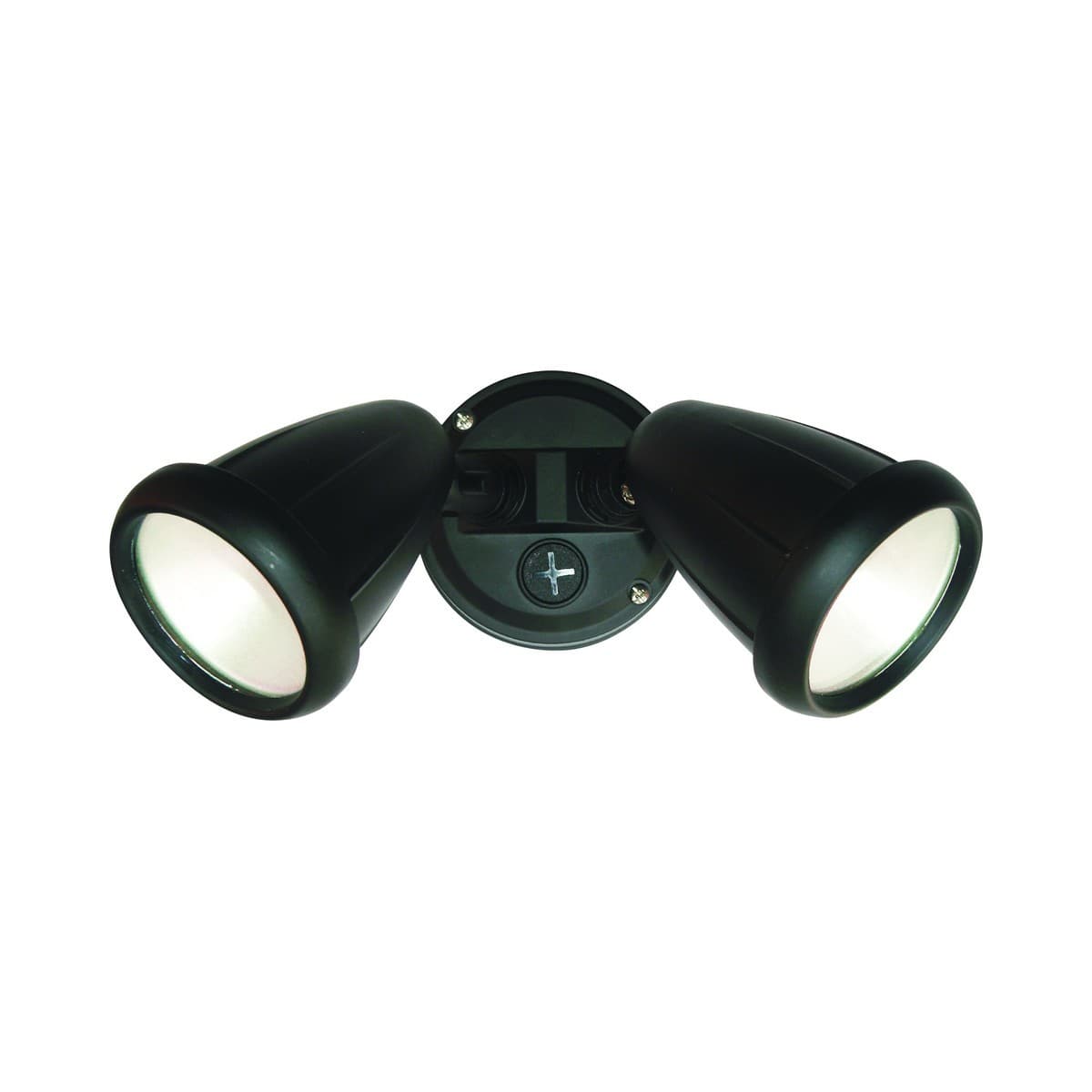 Alert II 2 Light Floodlight in Black-img-2