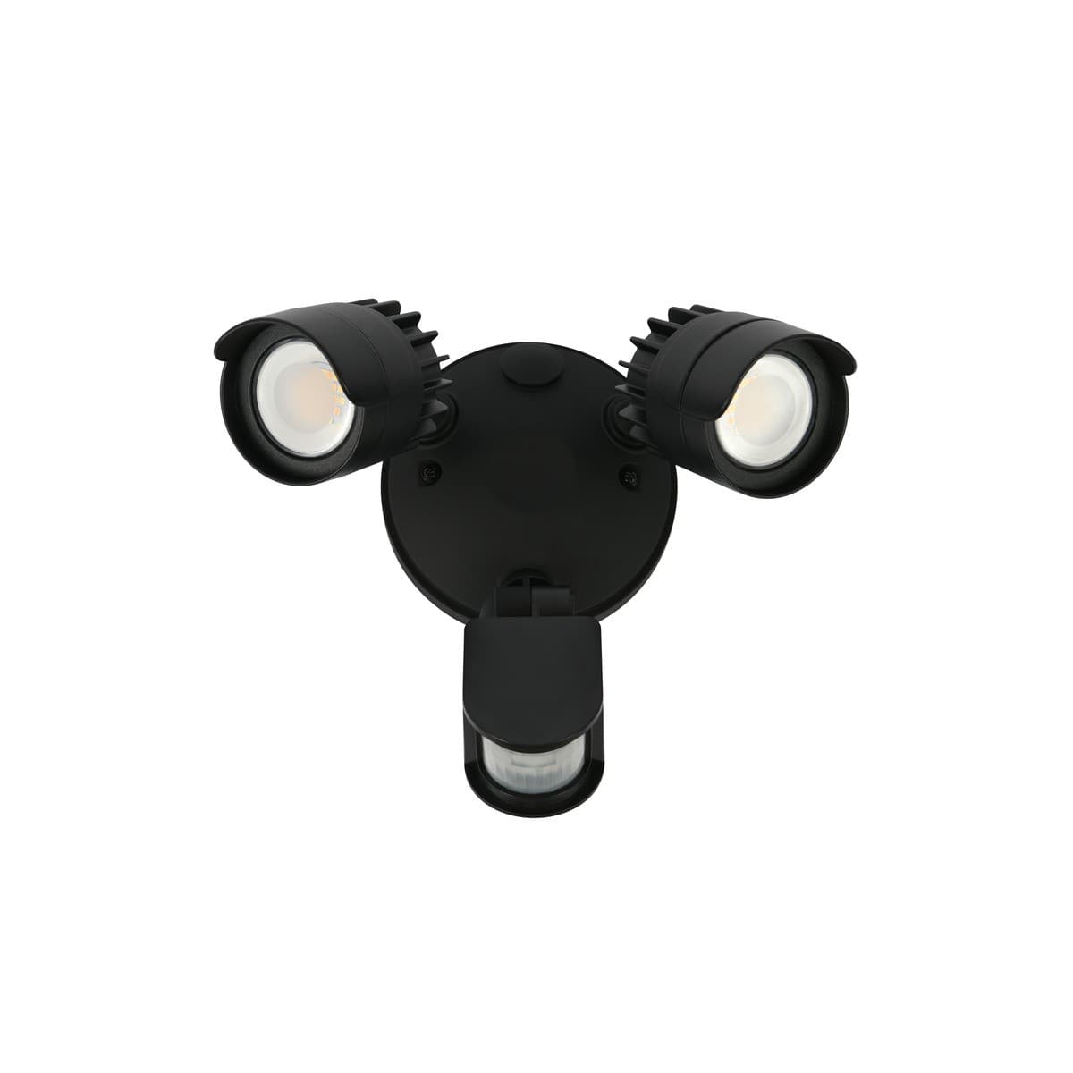 Bastion 2 Light LED Flood Light with Sensor in Black-img-1