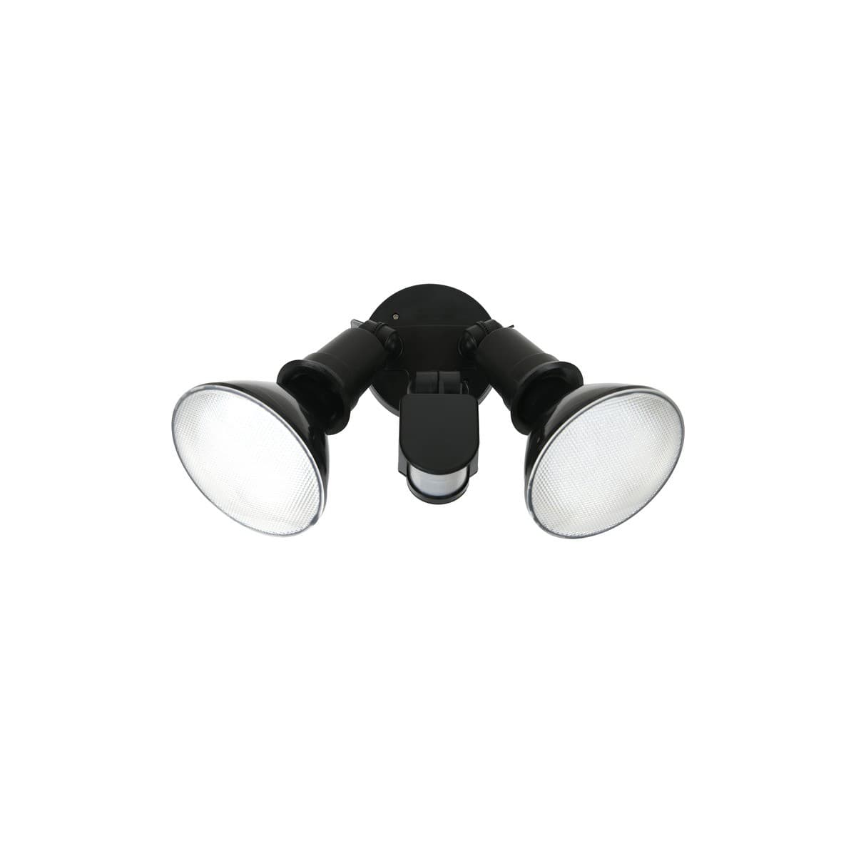 PAR 38 2 Light Spotlight with Sensor in Black-img-1