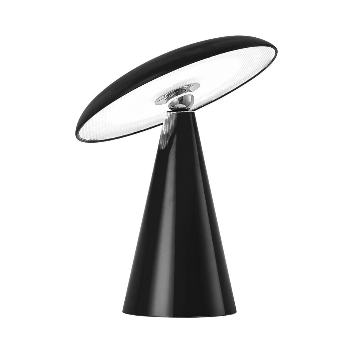 Kline LED Colour Shifting Portable Rechargeable Table Lamp in Black-img-1