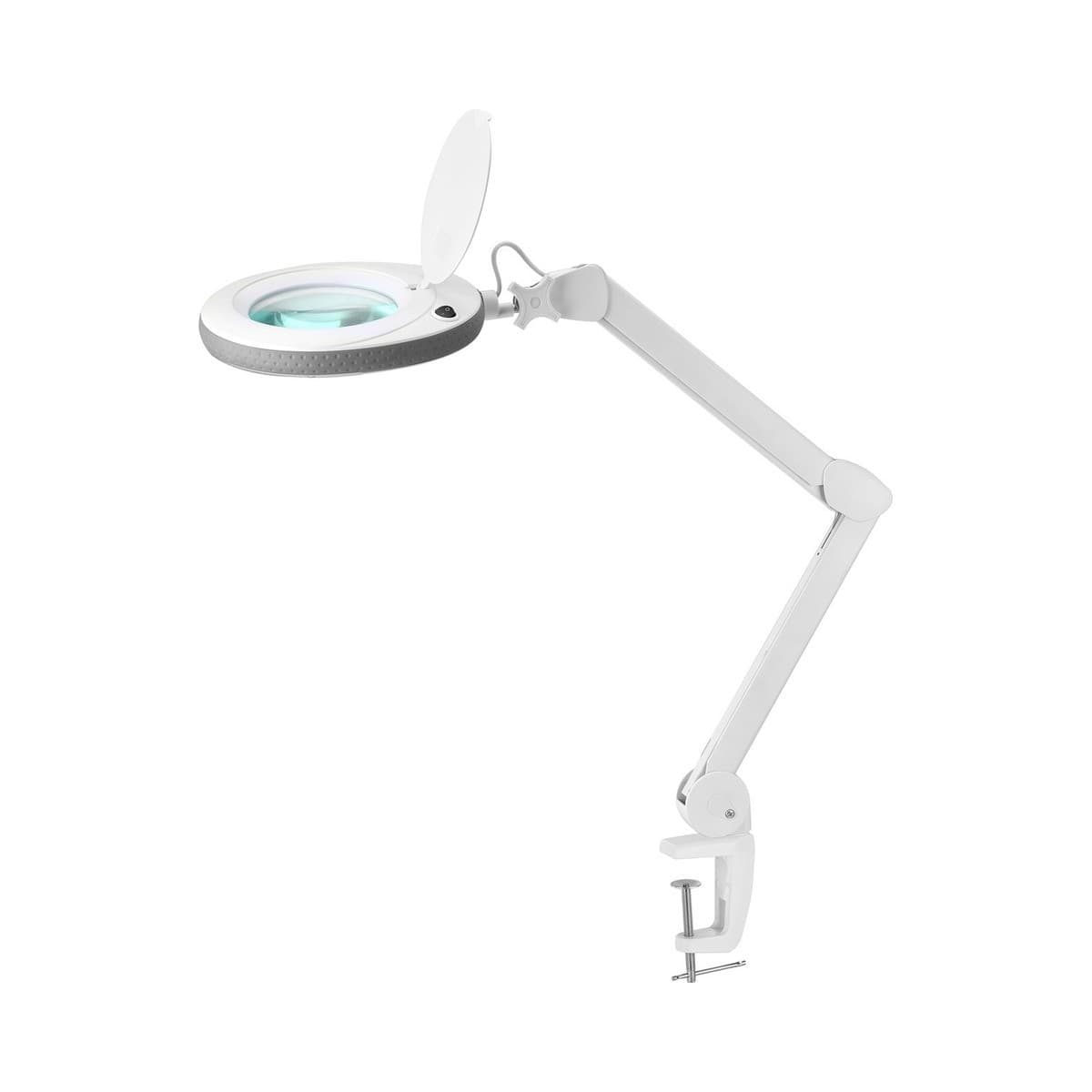 Lumina LED 3x Magnifying Clamp Task Light in White