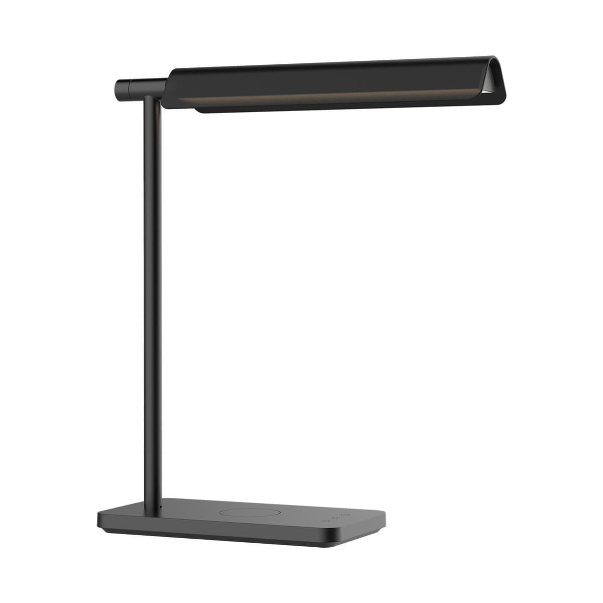 Hansen LED Dimmable Table Lamp with Wireless Phone Charger in Black