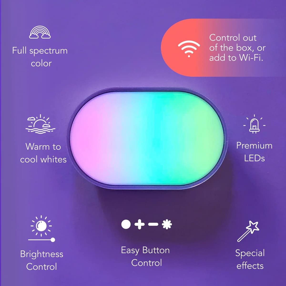 LIFX Colour Zones LED Smart Table Lamp in RGB + Full White Spectrum
