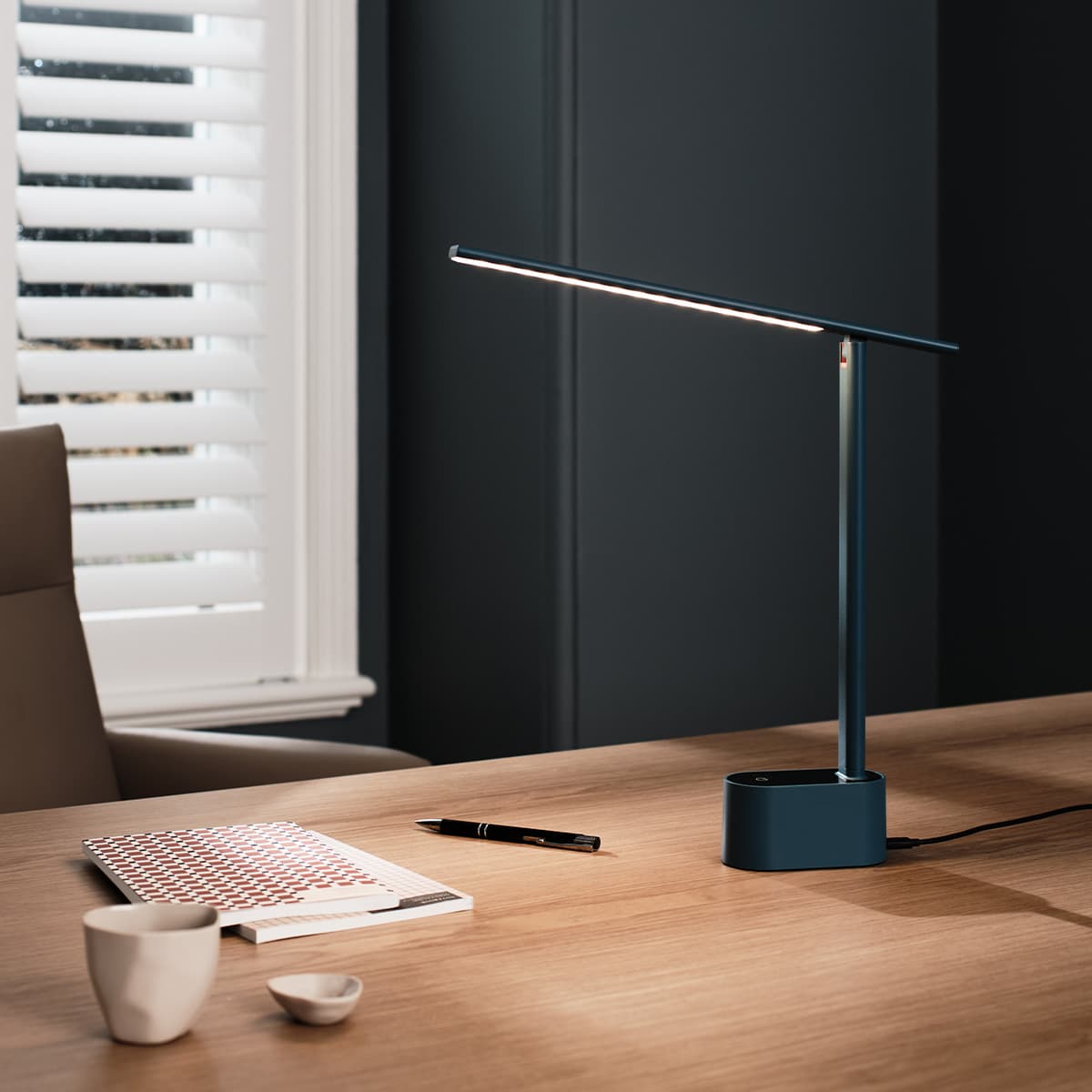 Aston LED Touch Table Lamp in Blue-img-4