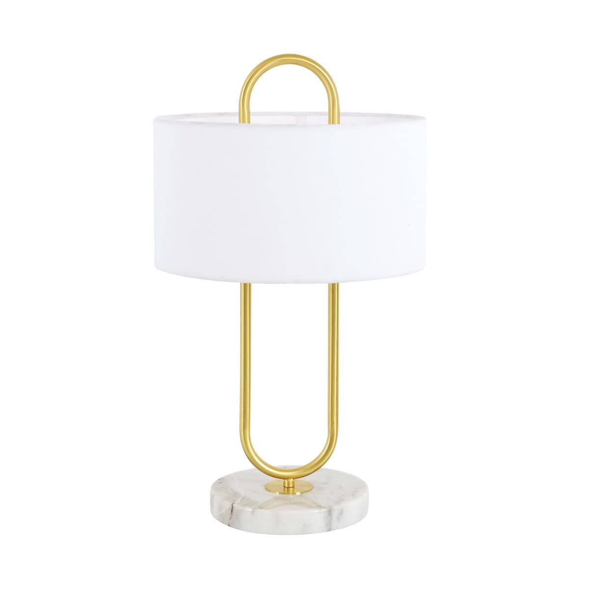 Florence 1 Light Table Lamp in White-img-1