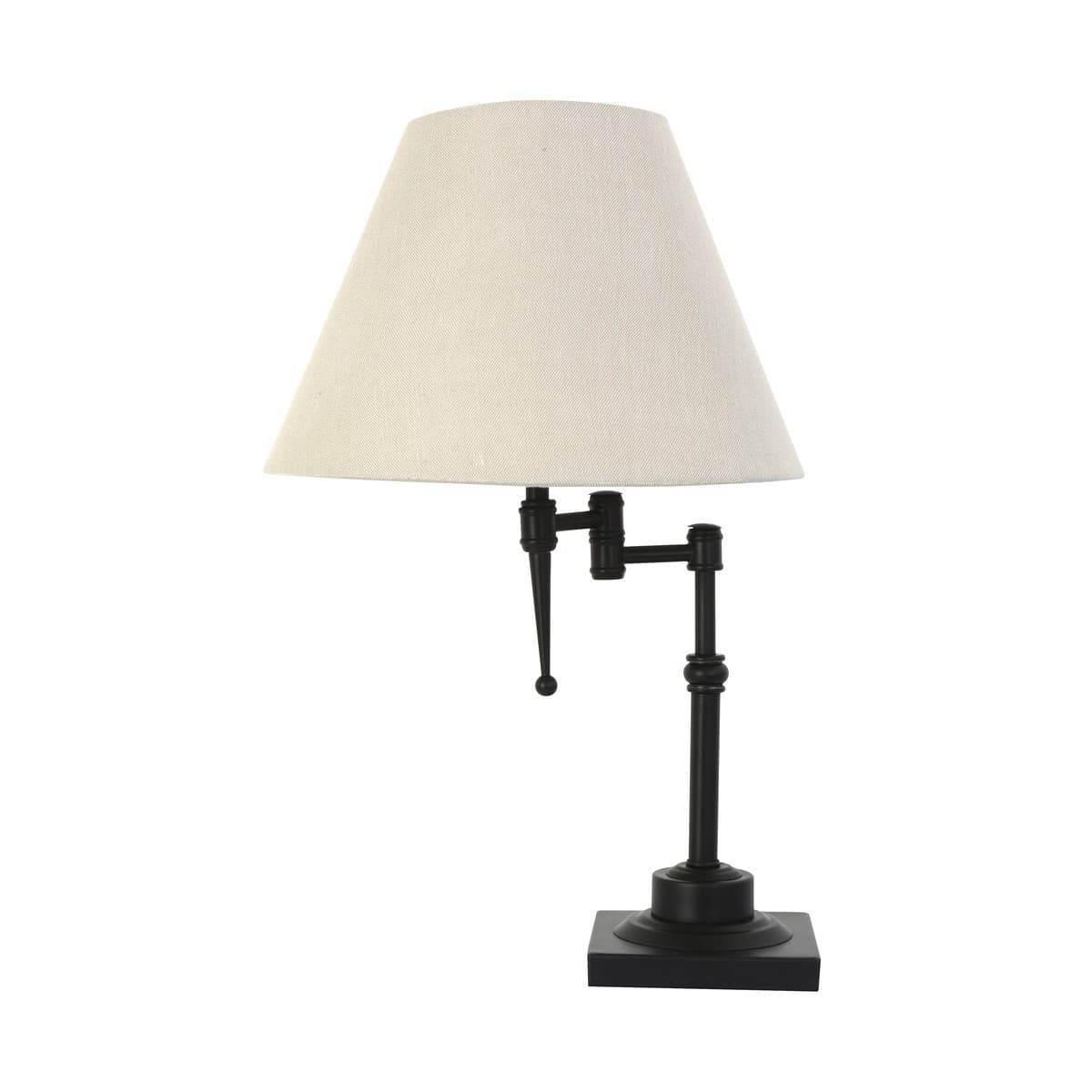 Bentley Small Table Lamp in Black/Off White