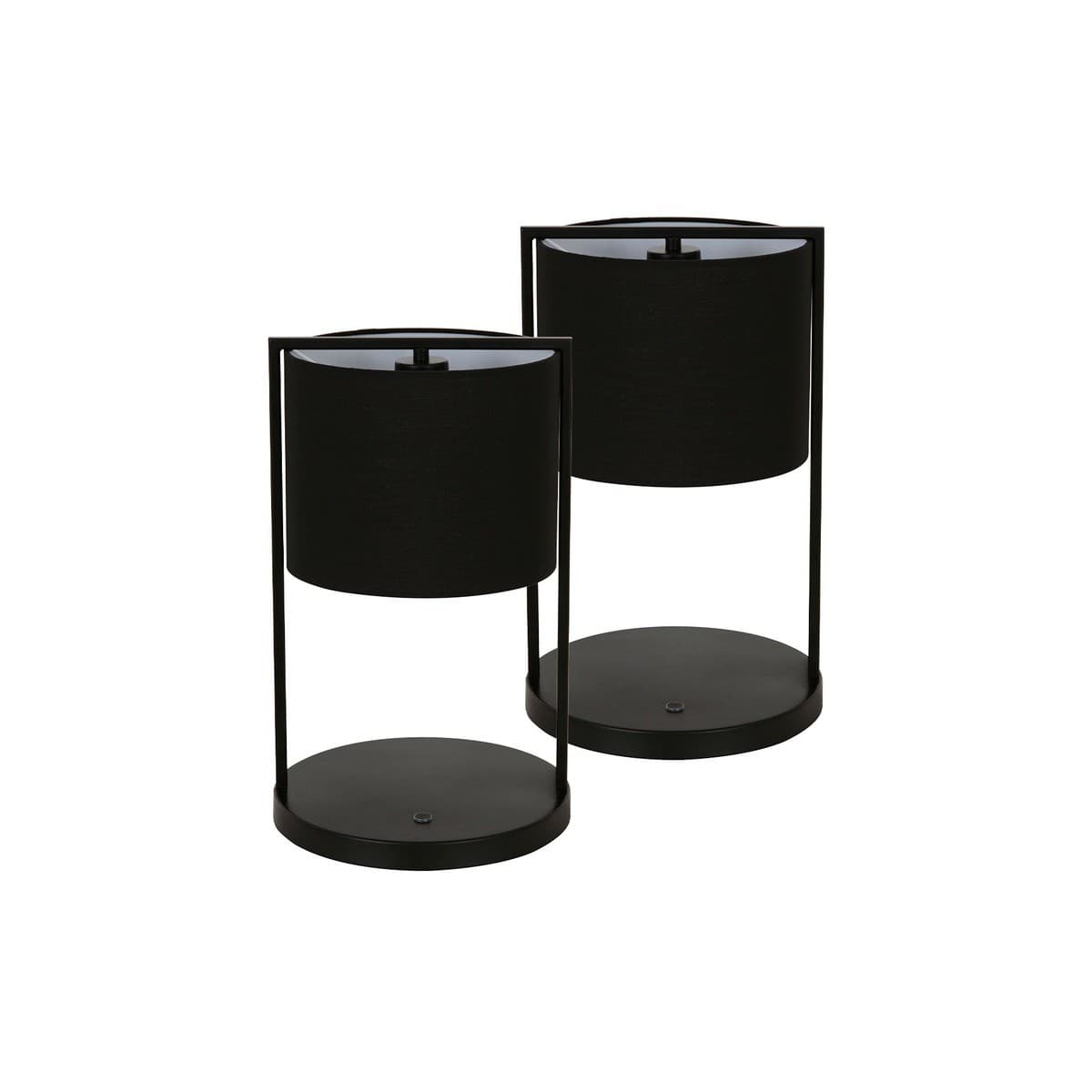 Frama 1 Light Table Lamp in Black, 2 Pack, with USB Port-img-1