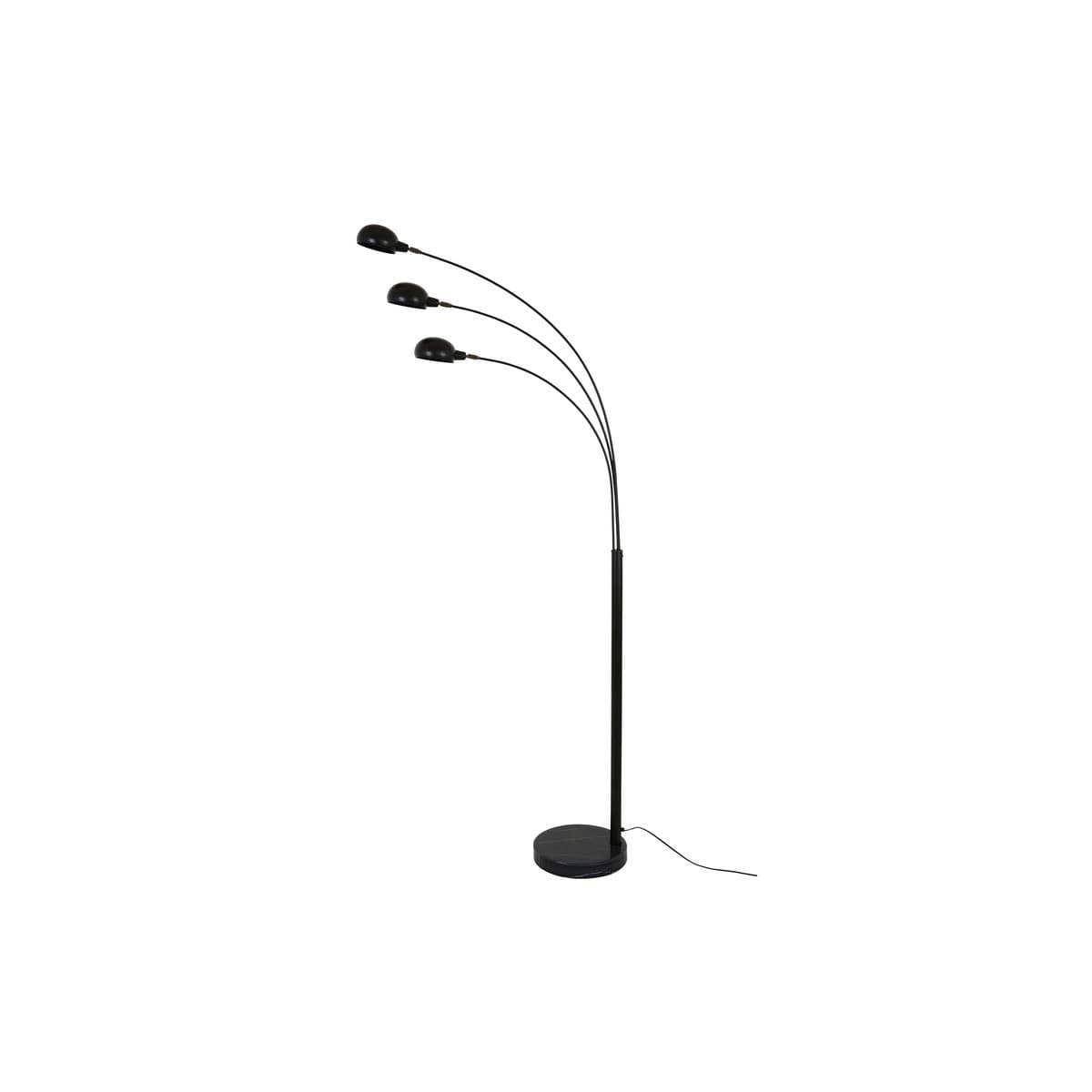 Centaur 3 Light Floor Lamp in Black