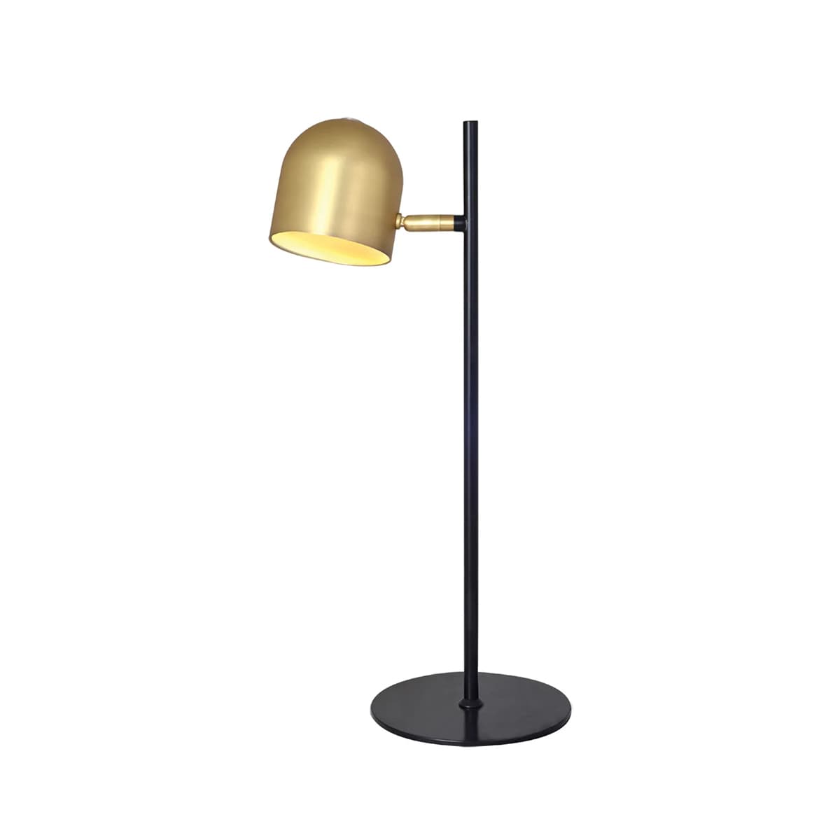 LEDlux Blakely LED Dimmable Table Lamp in Black/Brass