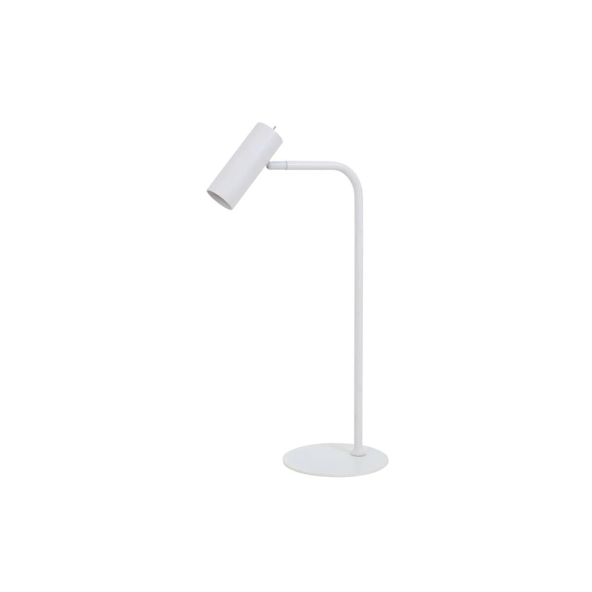 Nevada 1 Light Table Lamp in White-img-1