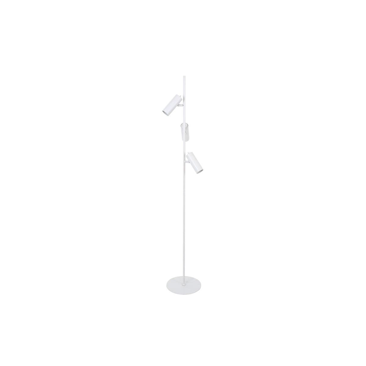 Nevada 3 Light Floor Lamp in White