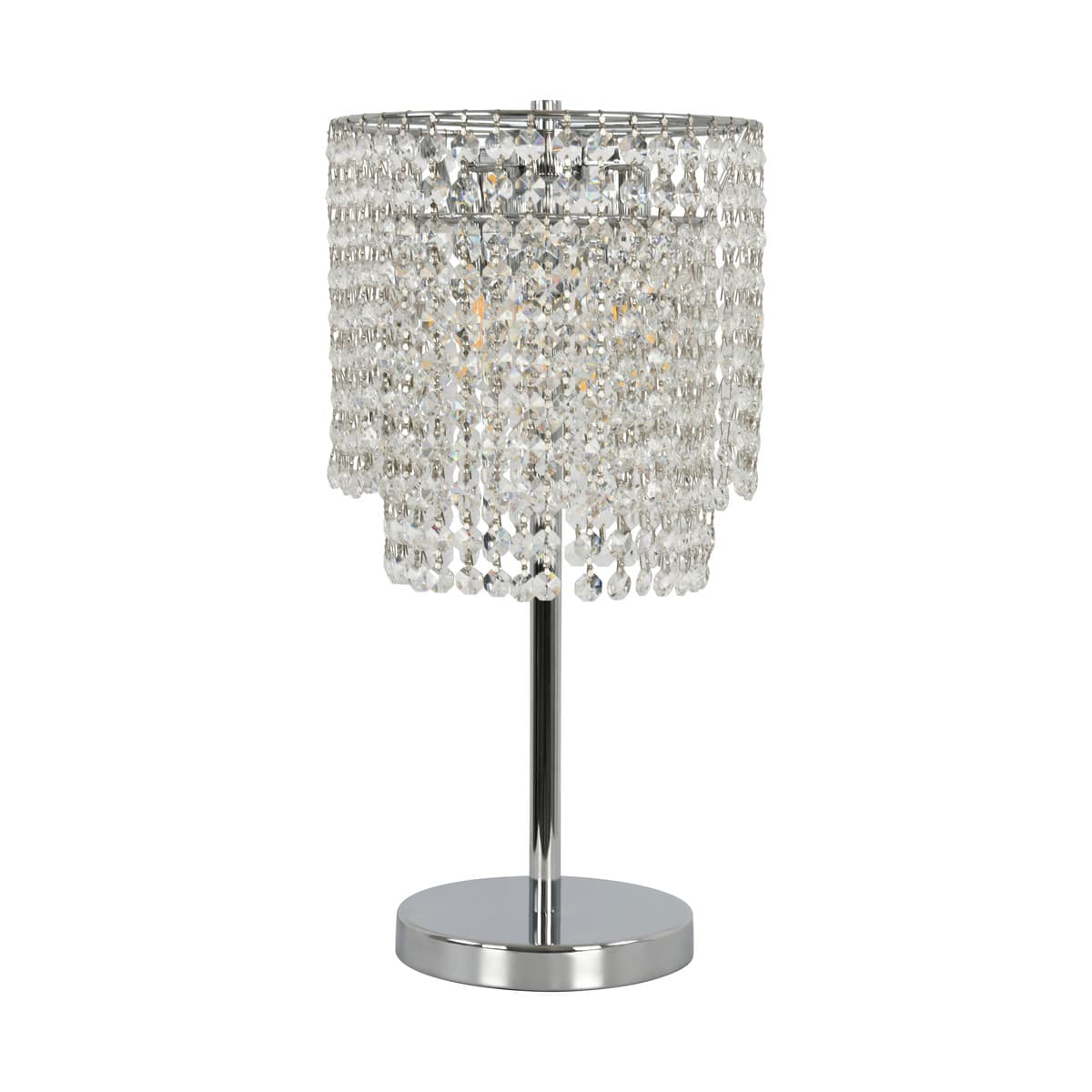 Sarita Crystal Table Lamp in Polished Chrome-img-1