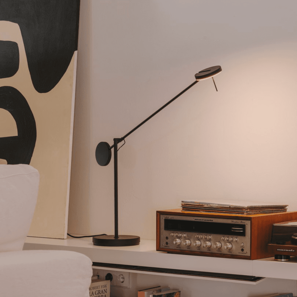 Rolla Table Lamp in Matte Black