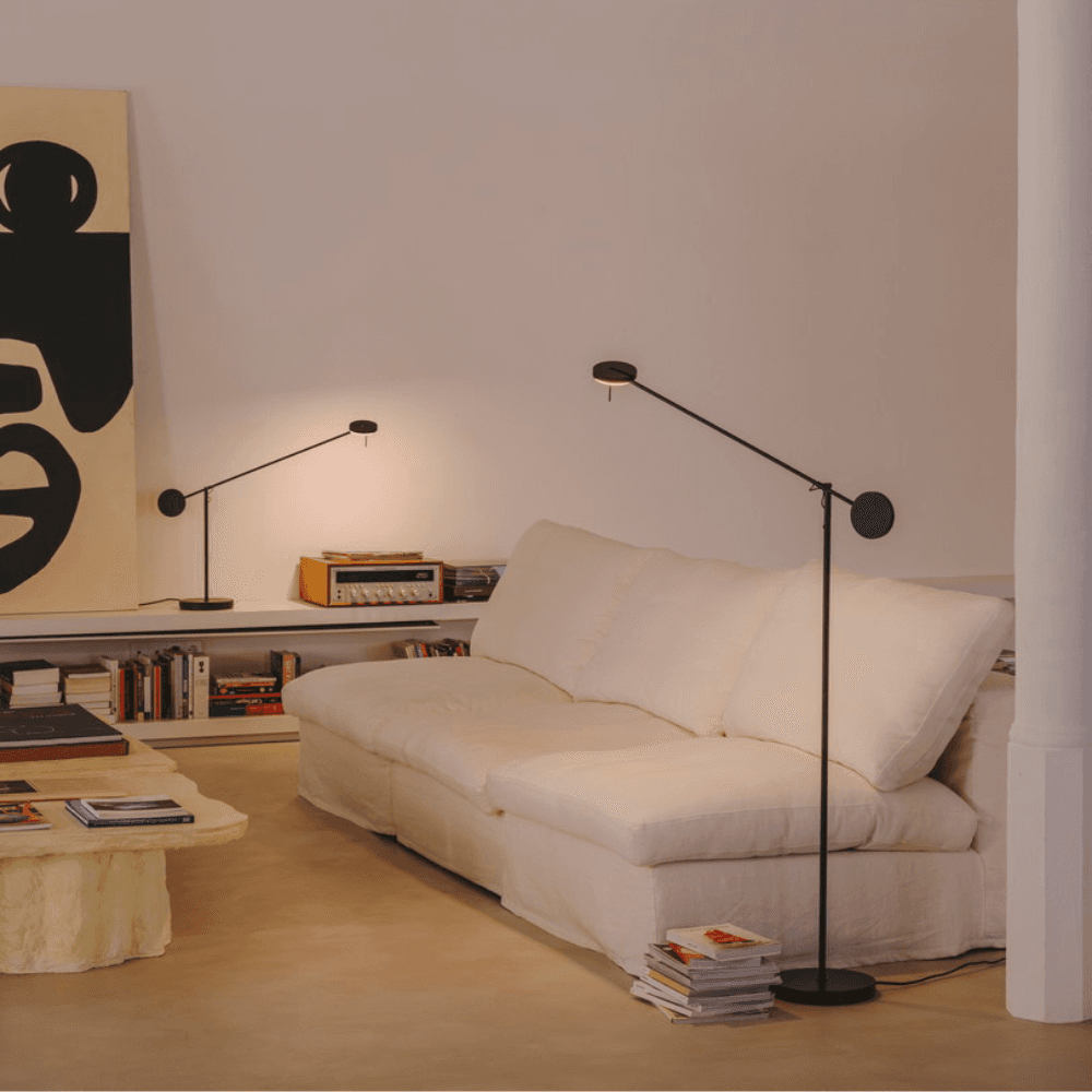 Rolla Table Lamp in Matte Black