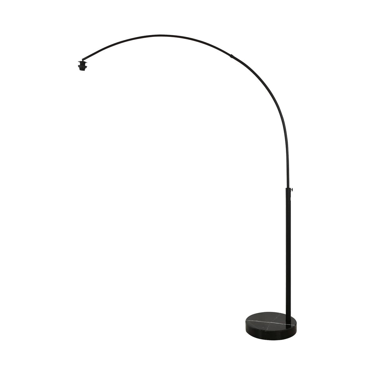 Bond 1 Light Floor Lamp in Black, Base Only