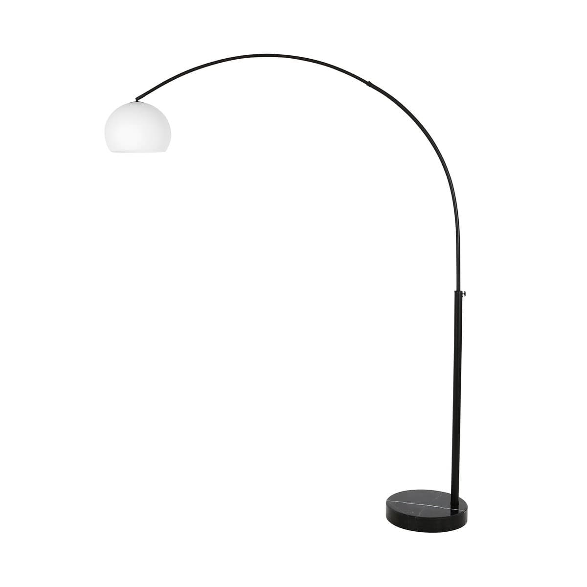 Bond 1 Light Floor Lamp in Black, Base Only
