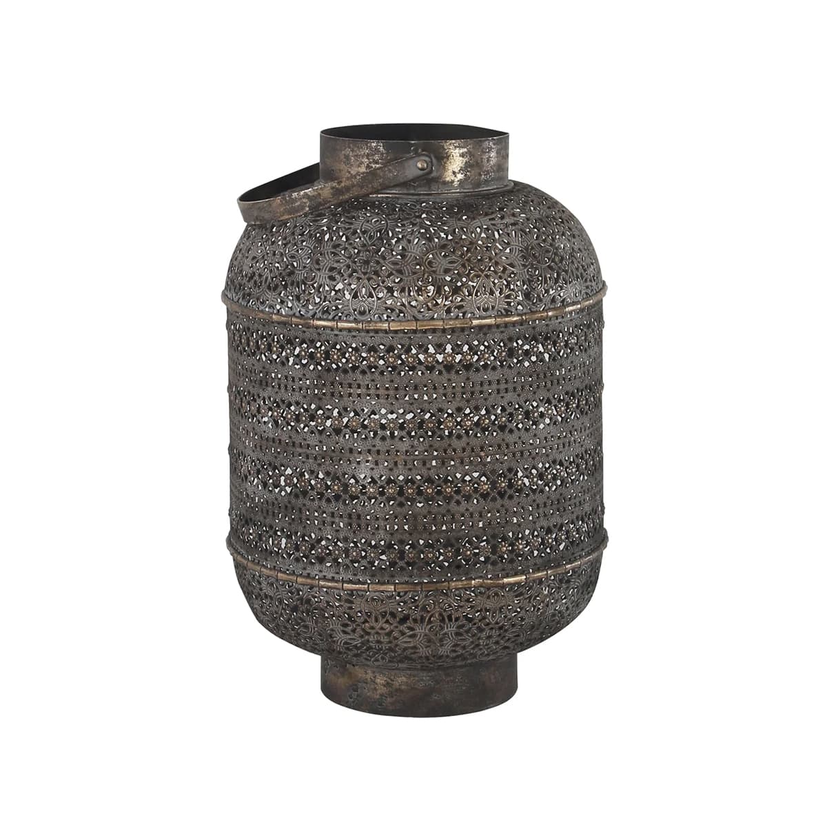 Alvar 1 Light Medium Lantern in Antique Bronze