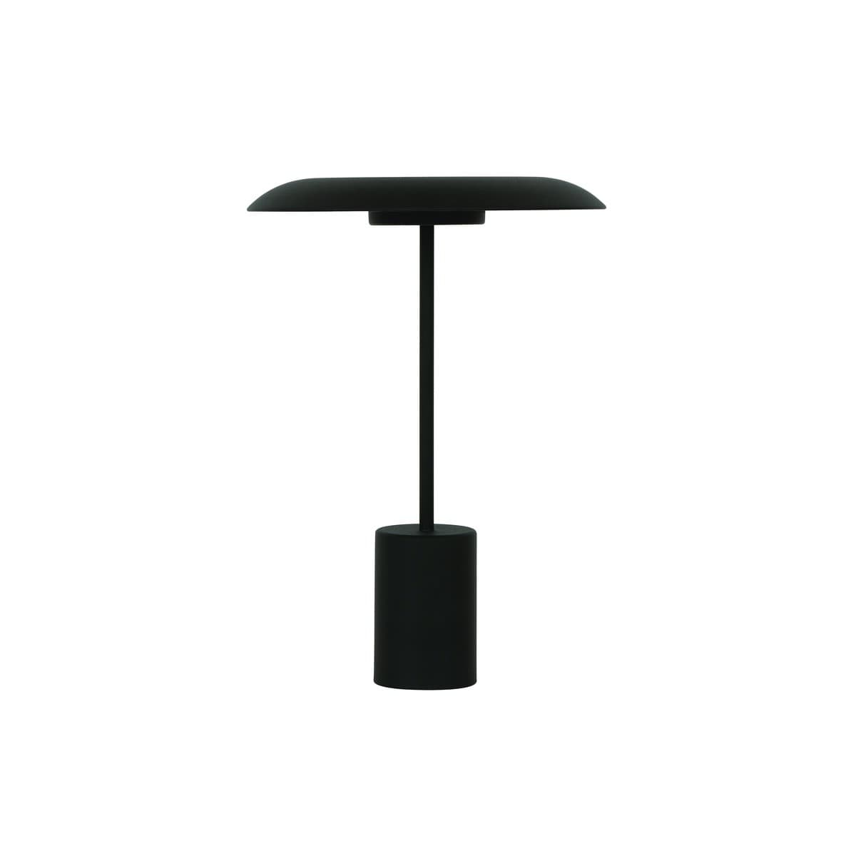 Smith LED Table Lamp with USB Port in Black