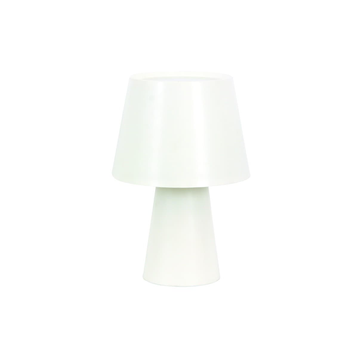 Harris 1 Light Table Lamp in White with Glass Diffuser-img-1