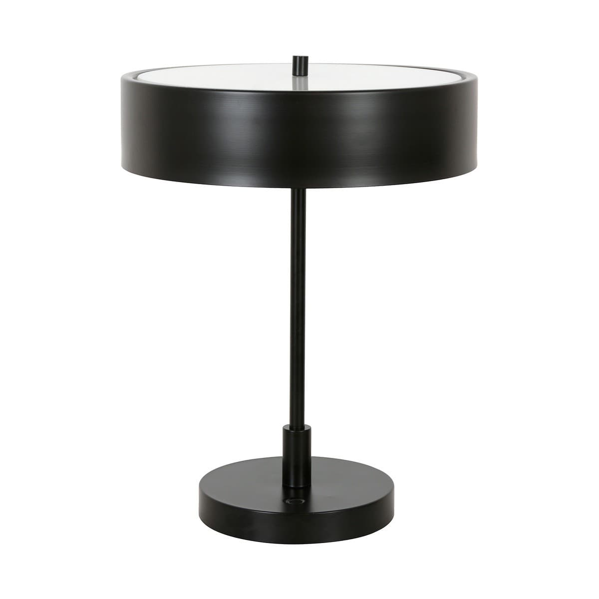 Marlowe 3 Light Touch Dimmable Table Lamp with USB Port in Black