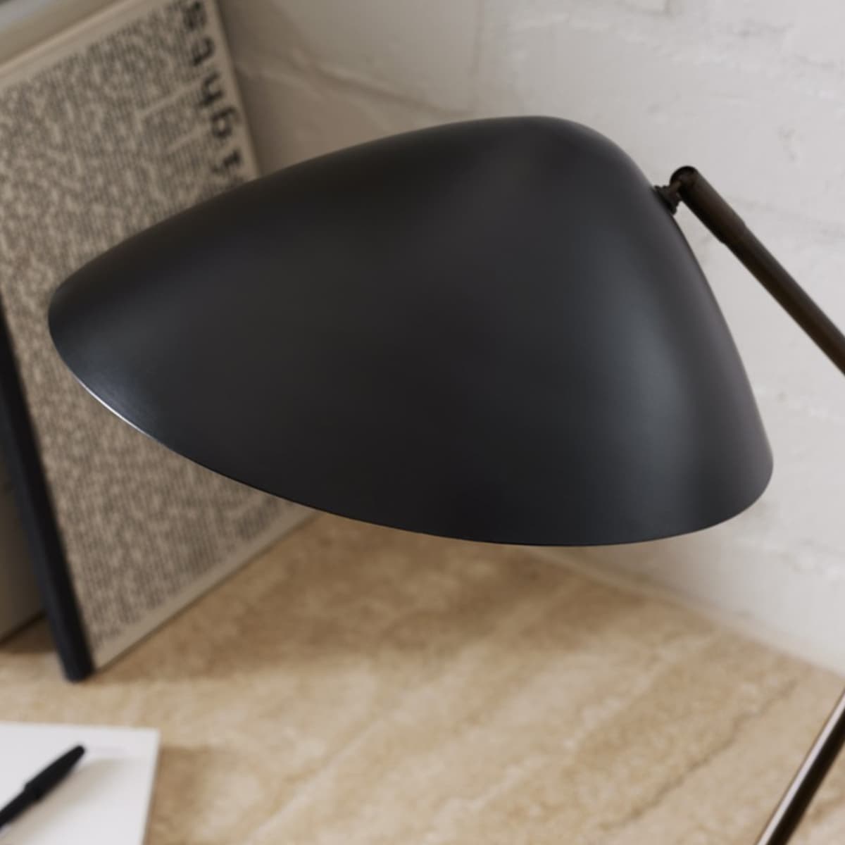 Wyatt 1 Light Table Lamp in Bronze with Black Shade-img-3