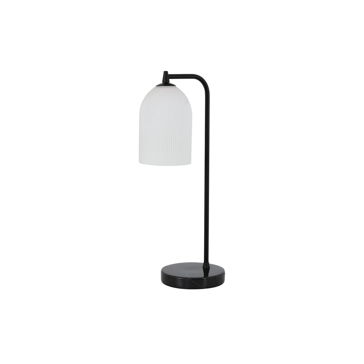 Camilla 1 Light Table Lamp in Black-img-1